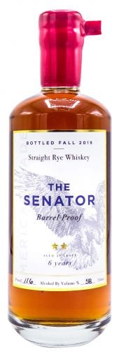 Proof & Wood Straight Rye Whiskey The Senator, 6 Year Old 750ml