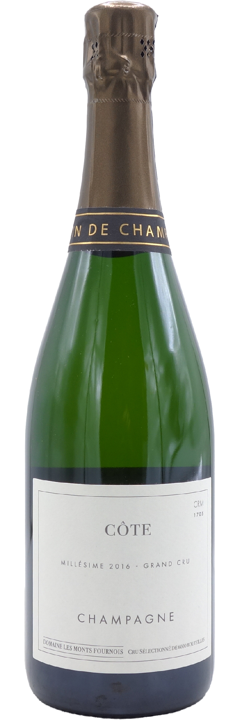 2016 Les Monts Fournois Vintage Champagne Cote Cramant Grand Cru 750ml